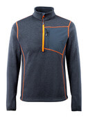 50149-951-010 Knitted Jumper with half zip - dark navy