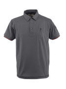 50351-833-118 Polo Shirt with chest pocket - light anthracite