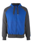50566-963-11010 Hoodie with zipper - royal/dark navy