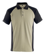 50569-961-5509 Polo shirt - light khaki/black