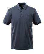51586-968-010 Polo Shirt with chest pocket - dark navy